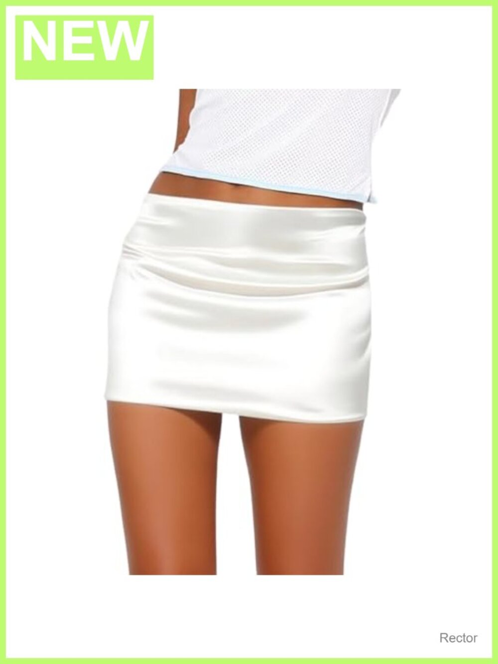 Satin Mini Skirt Low Rise Ruched Bodycon Y2K Clubwear